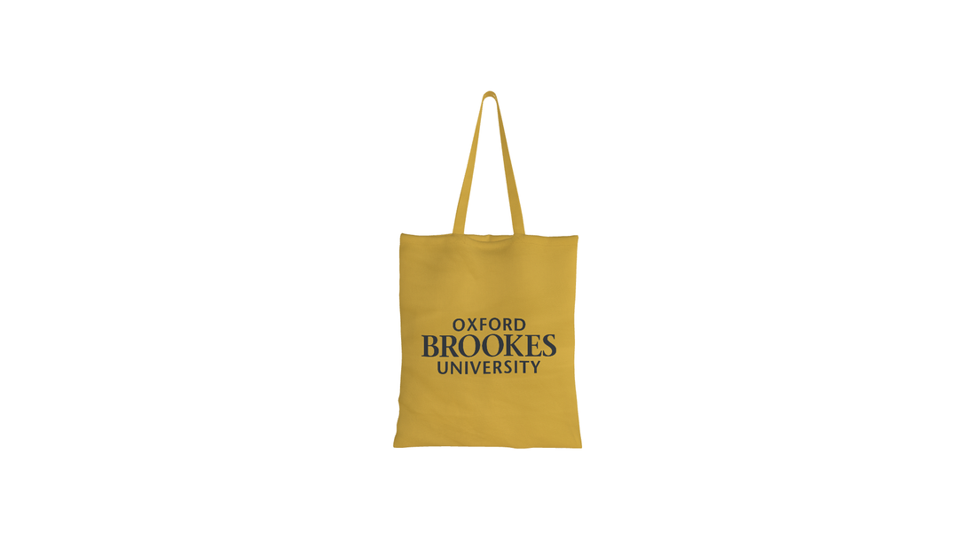 Yellow Cotton Shopper Bag