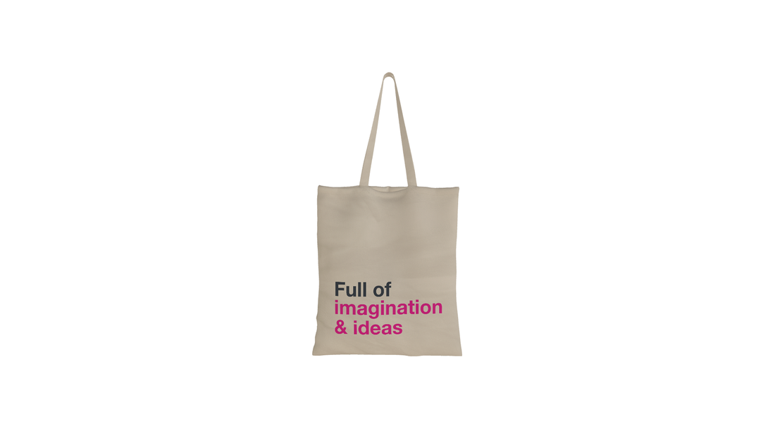 Natural Cotton Tote Bag - Imagination &amp; Ideas